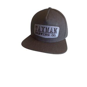 Taxman Brewing Co. Dark Gray Snapback Hat By Otto One Size Fits Most Adjustable